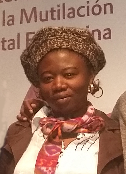 Jolly Kamuntu, periodista y activista por los derechos de la mujeres.
